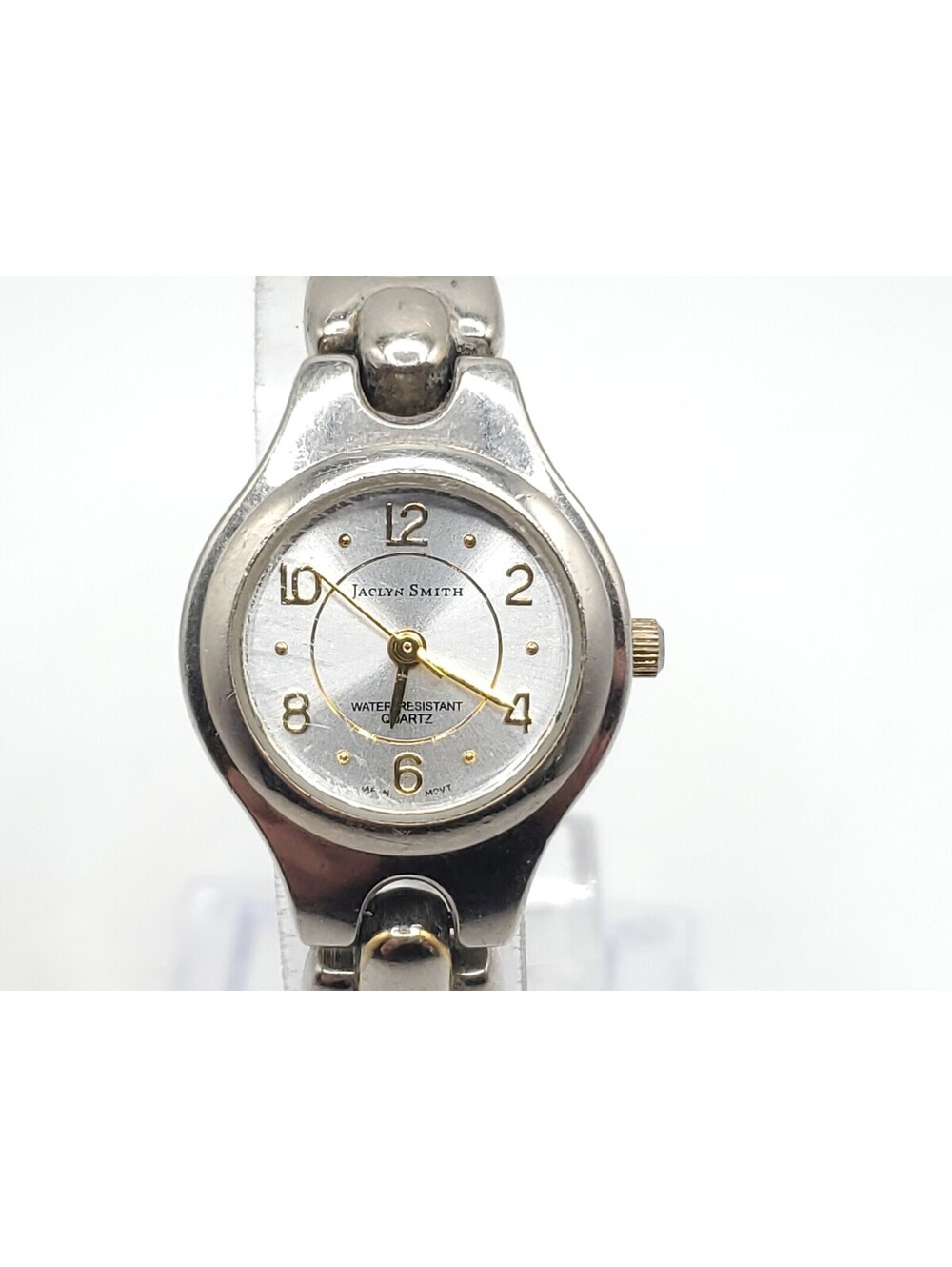 Jaclyn Smith Womens Watch New Battery Silver Tone 22mm
